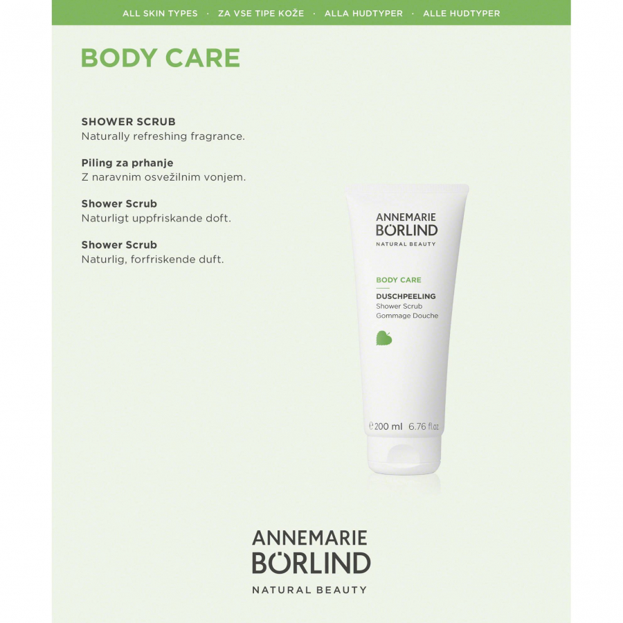 Annemarie Börlind VZOREK BODY CARE Sprchový peeling pro všechny typy pokožky, 1x2ml